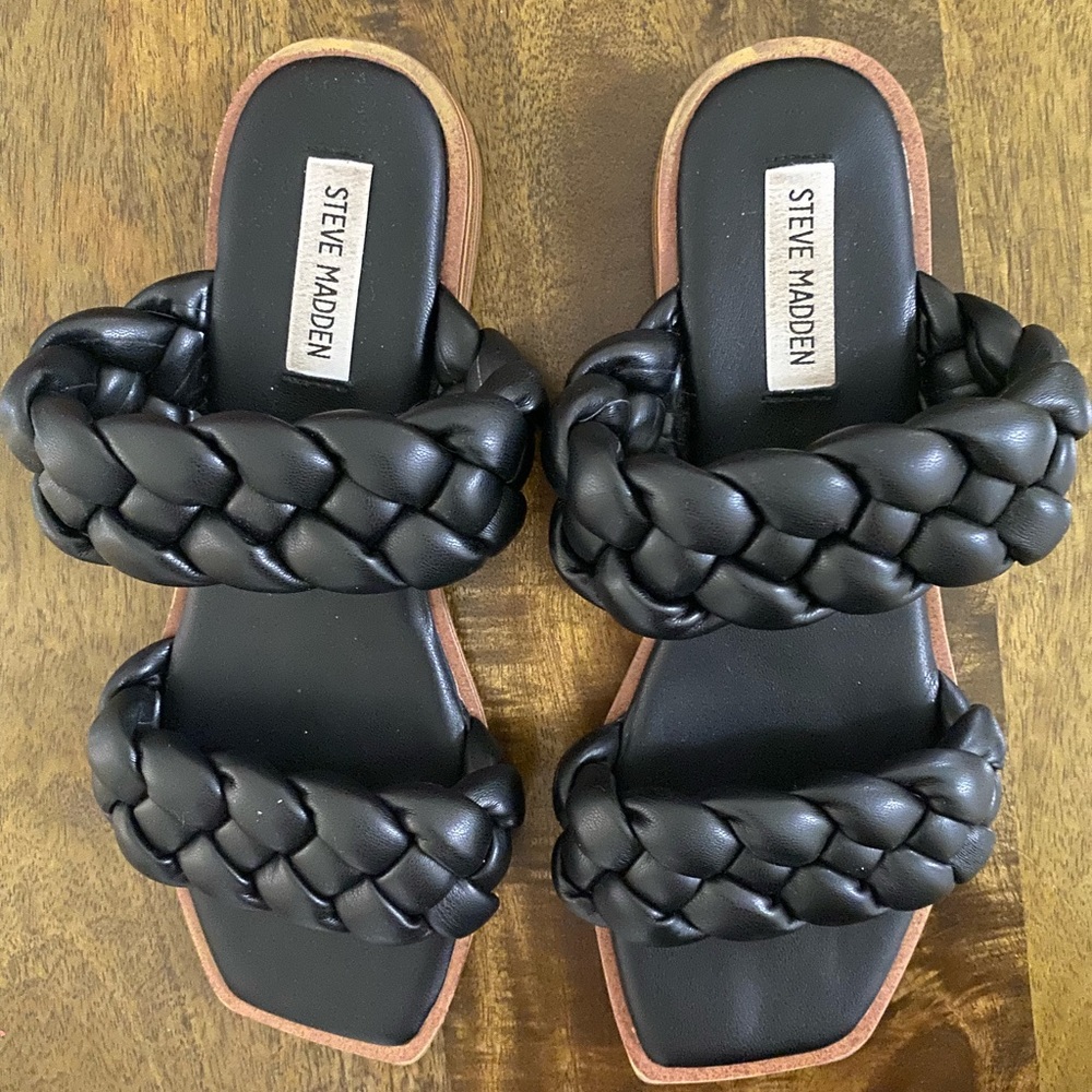 Braided Steve Madden sandals